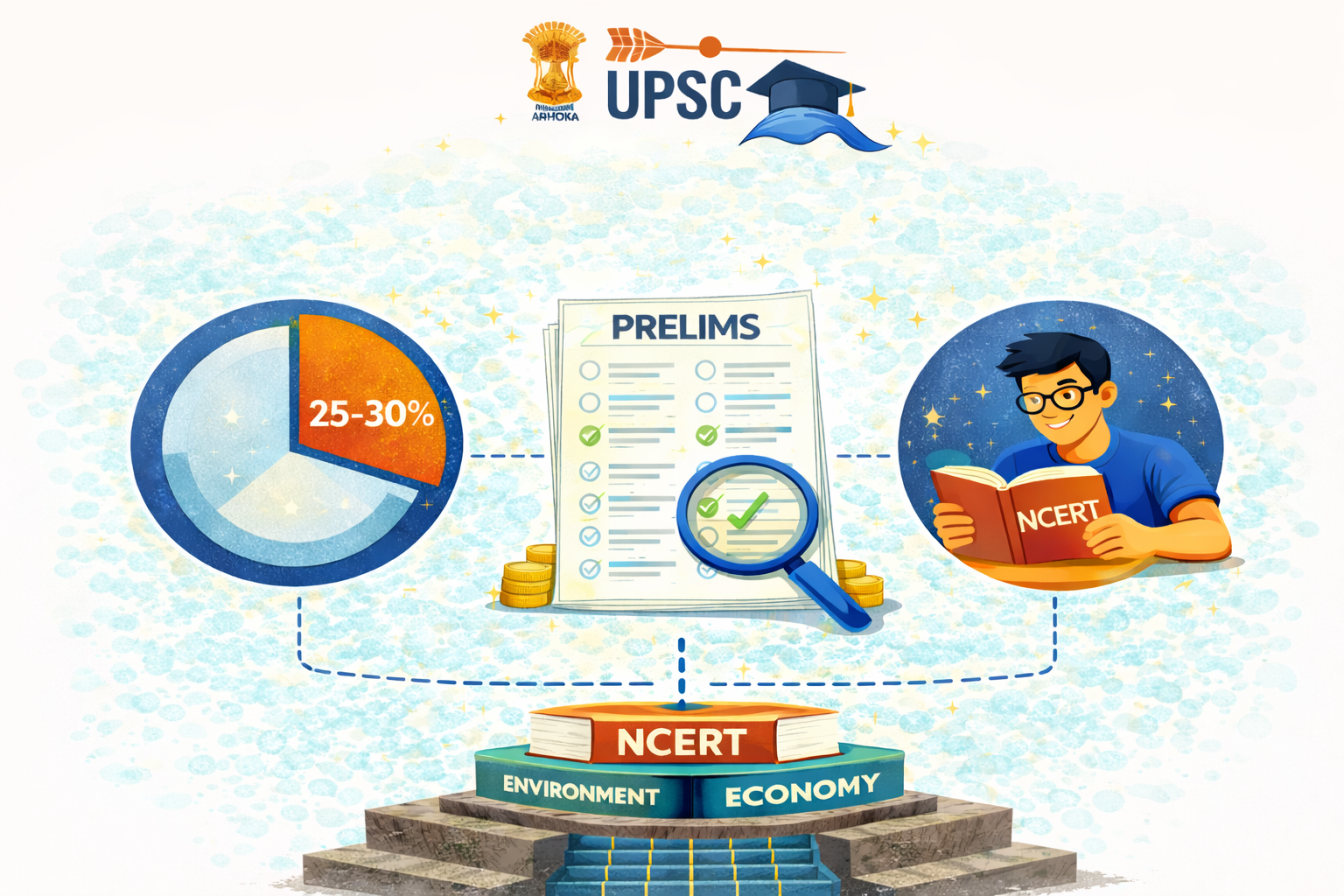 NCERT prelims marks boost